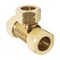 Thrifco Plumbing No. 64 1/4 Inch Lead-Free Brass Compression Tee 6964003 - alternate 3